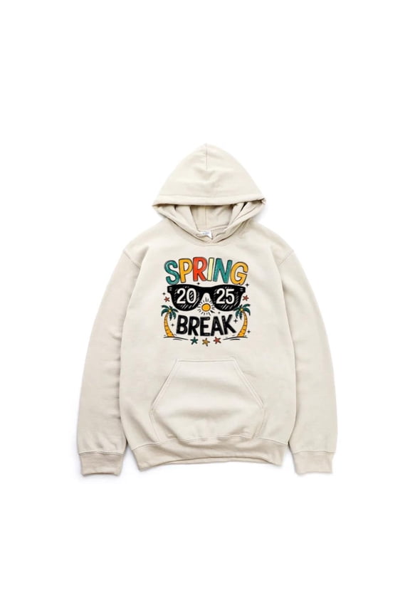 Spring Break 2025 Vacation Travel Party Beach Student Trip Fun Holiday Hoodie, for men & women, up to size 5XL