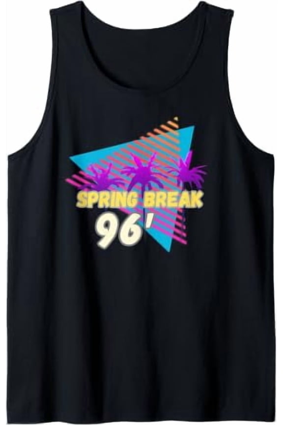 Spring Break 96 90S Beach Party Wear Tank Top Size S-3XL