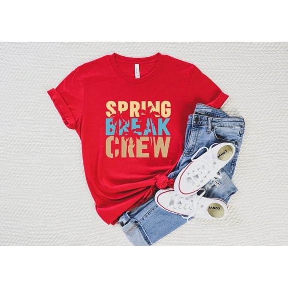Spring Break Crew Shirt, Spring Break Shirts, Vacation Shirts, Group Trip Shirt, Family Trip Shirt, Spring Clothing Shirts, Spring S All Size S-5Xl