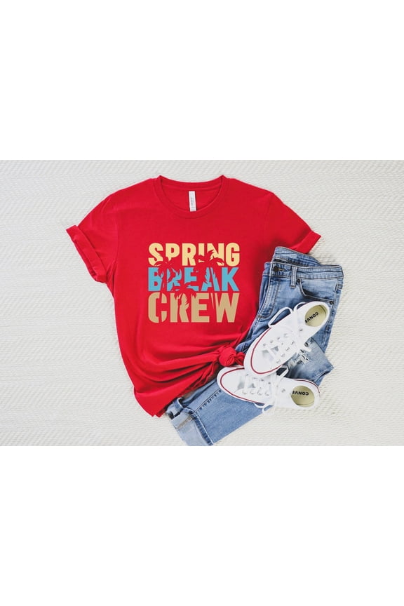 Spring Break Crew Shirt, Spring Break Shirts, Vacation Shirts, Group Trip Shirt, Family Trip Shirt, Spring Clothing Shirts, Spring S All Size S-5Xl