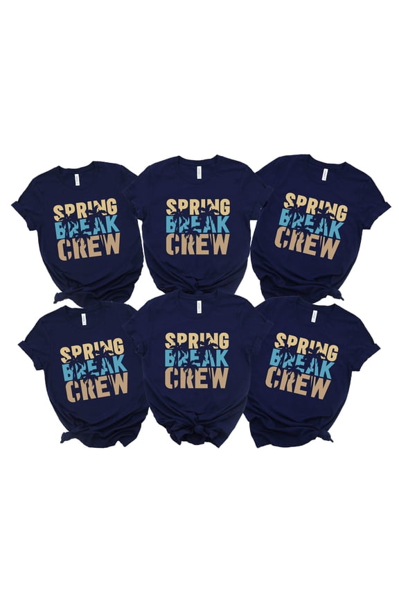 Spring Break Crew Shirts Spring Break Trip TShirts Spring Break Vacation Shirts Beach Vibe