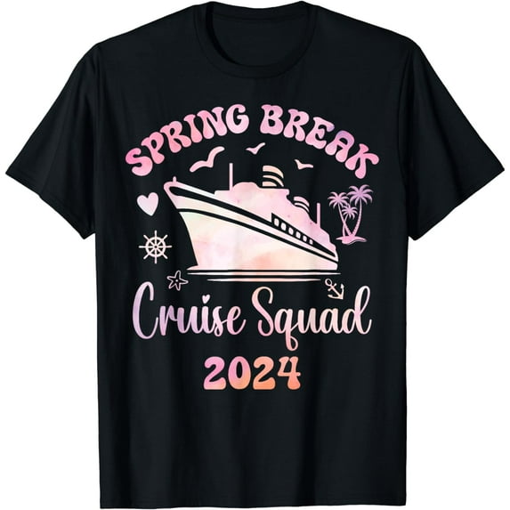 Spring Break Cruise Squad 2024 Trip Family Matching Vacation T-Shirt