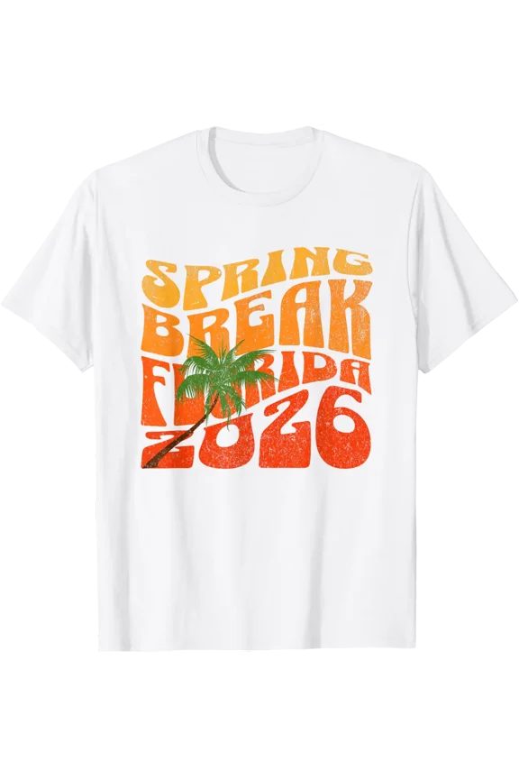 Spring Break Florida Beach Vacation Party Design T-Shirt