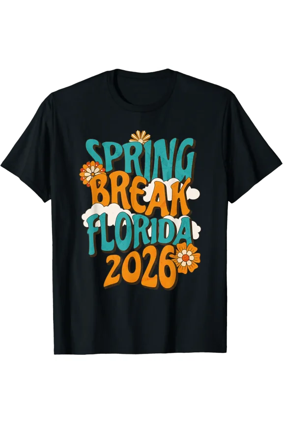 Spring Break Florida Beach Vacation Party Design T-Shirt