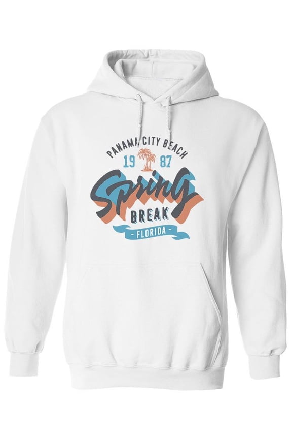 Spring Break Florida Hoodie Men -Image by Shutterstock, Male Small
