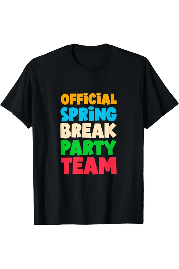 Spring Break Official Party Squad Matching Spring Break Group New Unisex T-Shirt, up to size 5xl