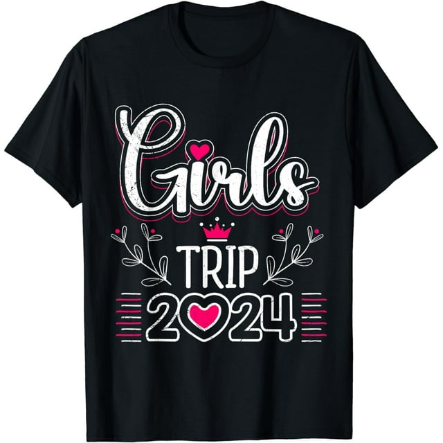 Spring Break Outfit GIRLS SQUAD TRIP 2025 Travel Women Cotton TShirt
