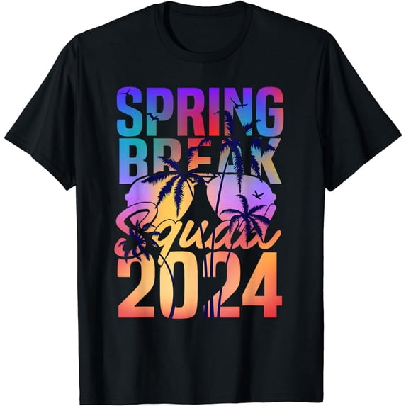 Spring Break Squad 2024 Summer Trip Funny Family Reunion T-Shirt