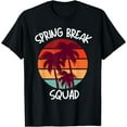 thumbnail image 1 of Spring Break Squad Family Friends Vacation Trip Palm Trees T-Shirt, 1 of 4