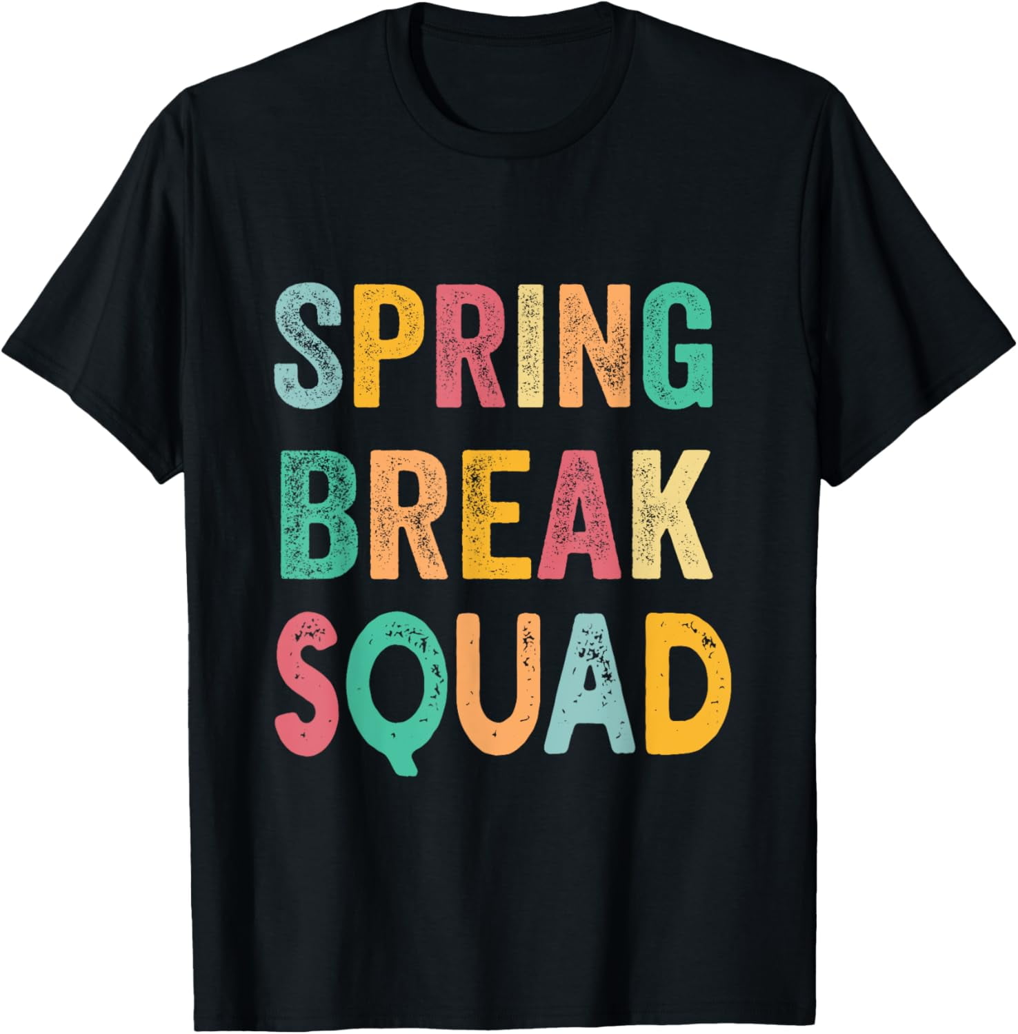 Spring Break Squad Retro Vintage 2025 florida Family TShirt