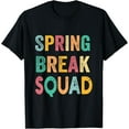Spring Break Squad Retro Vintage 2025 florida Family TShirt