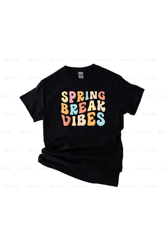 Spring Break Vibes Epic Trip Funny Party Graphic Unisex T-Shirt Y2289, Up to Size 5XL