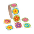 thumbnail image 1 of Spring Bright Flower Roll Stickers - Stationery - 100 Pieces, 1 of 1