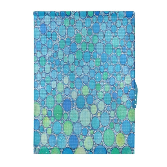 Spring Bubbles Door Curtain 25x40in Privacy Mesh with UV Protection Tie Back Rod Pockets