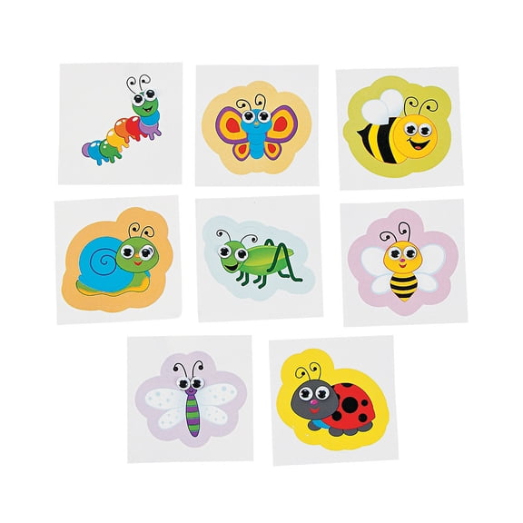 Spring Bugs Wiggle Eye Stickers - Stationery - 72 Pieces