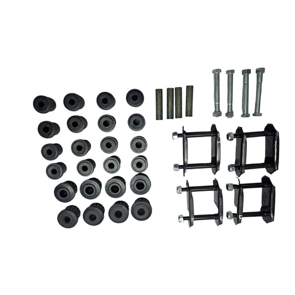 Spring Bush Bolt Spacer + shackle Kit Fit For Suzuki Samurai SJ413 SJ410 LJ80 Sierra