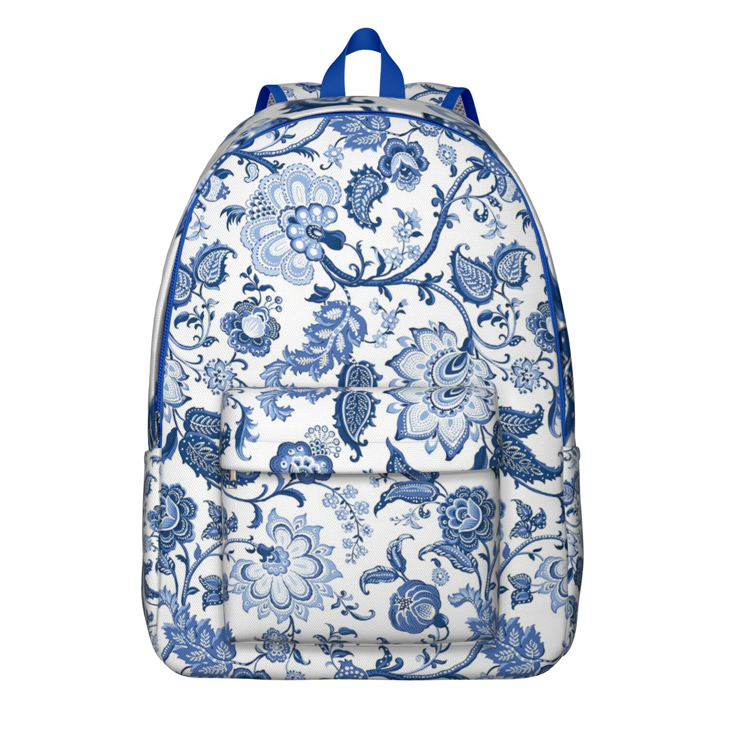 Spring Butterfly Backpack - Waterproof Floral School Bag with Fresh ...