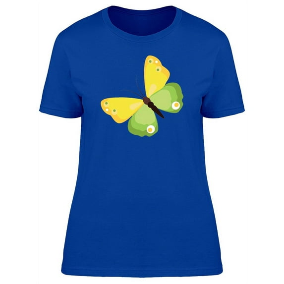 Spring Butterfly Green T-Shirt Women -Image by Shutterstock, Female Small
