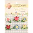 thumbnail image 1 of Spring Buttons-Spring Flowers, 1 of 2