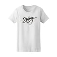 thumbnail image 1 of Spring Calligraphy Lettering Tee Women's -Image by Shutterstock, 1 of 2