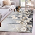 thumbnail image 1 of Spring Camellia Area Rugs 4x6 ft Retro Spring Flower Oil Painting Washable Rug Non Slip Indoor Carpet Absorbent Floor Mat for Living Room Bedroom Dining Room, 1 of 9