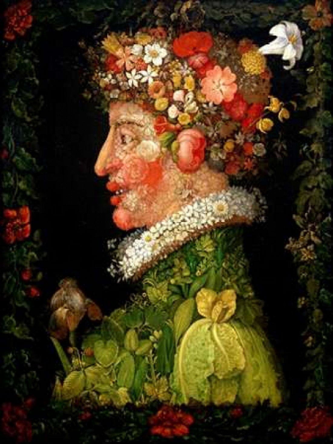 Spring Canvas Art - Giuseppe Arcimboldo (22 x 28)