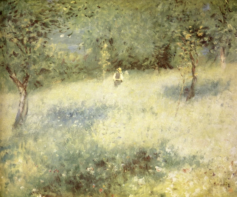 Spring Canvas Art - Pierre-Auguste Renoir (18 x 24)