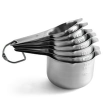 Spring Chef - Stainless Steel Measuring Cups, Kitchen Tools with Easy to Read Markings for Measuring Dry or Liquid Ingredients, Set of 7