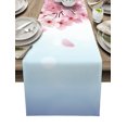 thumbnail image 1 of Spring Cherry Blossom Branch Flower Table Runner Home Wedding Table Mat Centerpieces Decoration Party Dining Long Tablecloth, 1 of 7