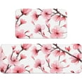 thumbnail image 1 of Spring Cherry Blossom Kitchen Mats for Floor, Flower Floral Kitchen Rug Runner Non-Slip Kitchen Mats and Rugs 2PCS Absorbent Standing Mats for Office Desk Sink, 1 of 6