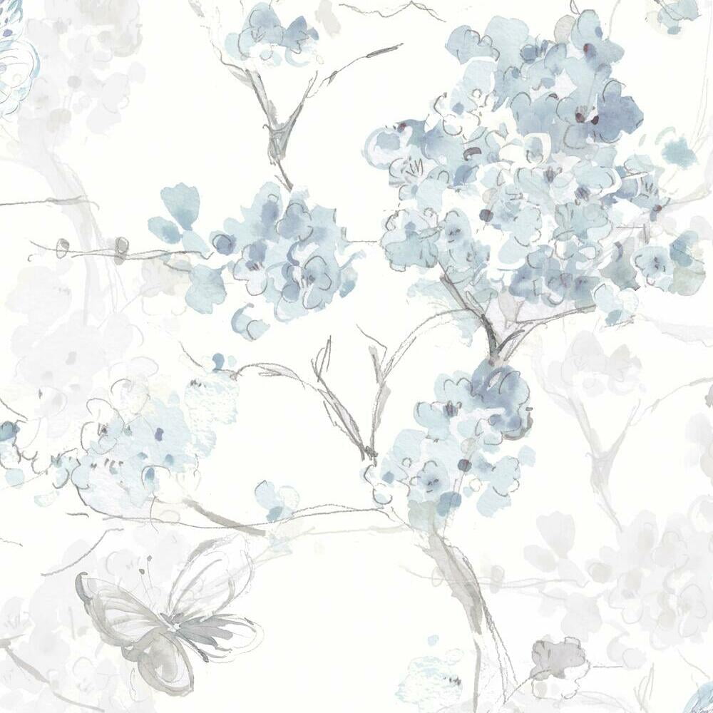 Spring Cherry Blossoms Peel and Stick Wallpaper