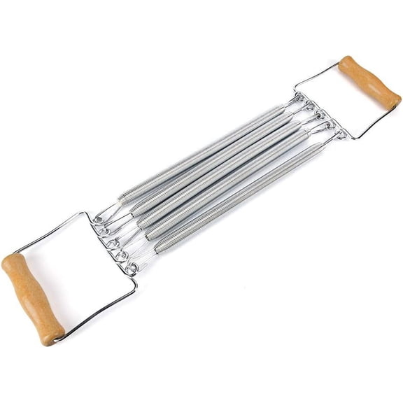 Spring Chest Expander, Hand Arm Pull Muscle Exerciser with 5 Springs Fitness Chest Expander Exercise Equipment, for Men Women Home Gym Workout