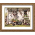 thumbnail image 1 of Spring Cleaning 2x Matted 28x22 Large Gold Ornate Framed Art Print by John Rossini, 1 of 2