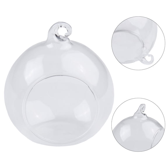 Spring Clear Borosilicate Glass Bauble Balls Hanging Ball Vase Succulent Plant Terrarium Container Pots Christmas Wedding Home Decor
