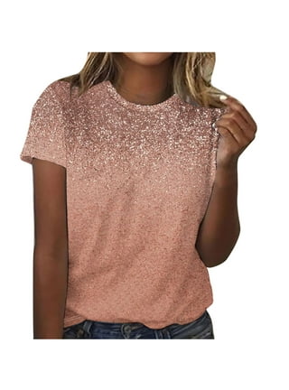 Rose gold dressy tops store