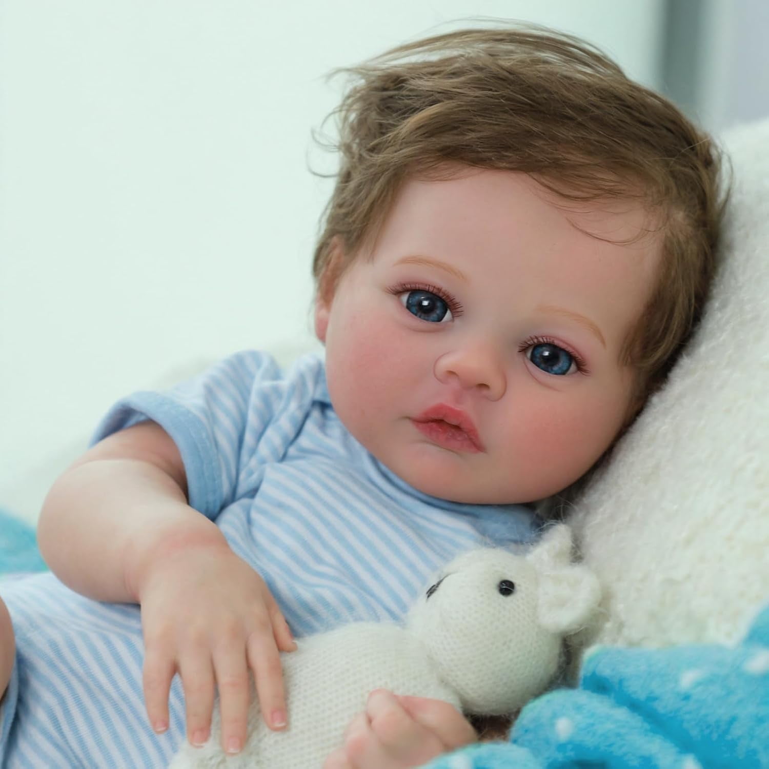 Lonian Reborn Babypuppe 20 Zoll – Realistisches Silikon-Vinyl Mit Weichem Körper, Inkl. Kleidung & Zubehör