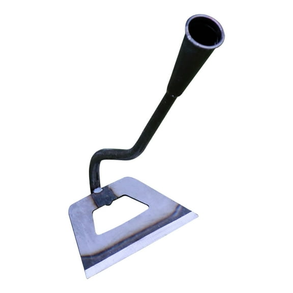 Hvmvliv Spring Weeder Puller Tools Manganese Steel Heavy-Duty Hollow Hoe (Not Included Pole) Weeding Hoe Weeder Thicken Hoe for Weeding Loosening Black