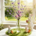 thumbnail image 1 of Spring Clearance! YZEGDCH Easter Picks Artificial Plant Decor Spring Easter Basket Bouquets Floral Arrangement Centerpiece Wreath, 1 of 6