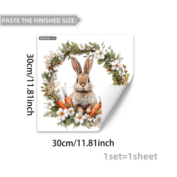 Spring Clearance! YZEGDCH Easter Wreaths, Artificial Summer Wreath, Spring Summer All Season Home and Outdoor