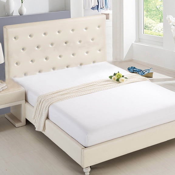 Spring Clearance! YZEGDCH Extra Deep Queen Fitted Sheet, Super Soft Pocket Bottom Sheets, Lightweight Super Soft Luxury Wrinkle Free Breathable Microfiber