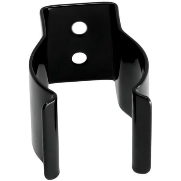 Spring Clip, Grip Clip, Holds 1 1/2-1 7/8 Inch Diameter, 4 Pack with Screws, Flashlight, Pipe, Tool Holder for Wall, Truck, Garden, Weather , Gripper Clips, 250-K, Made in , Black