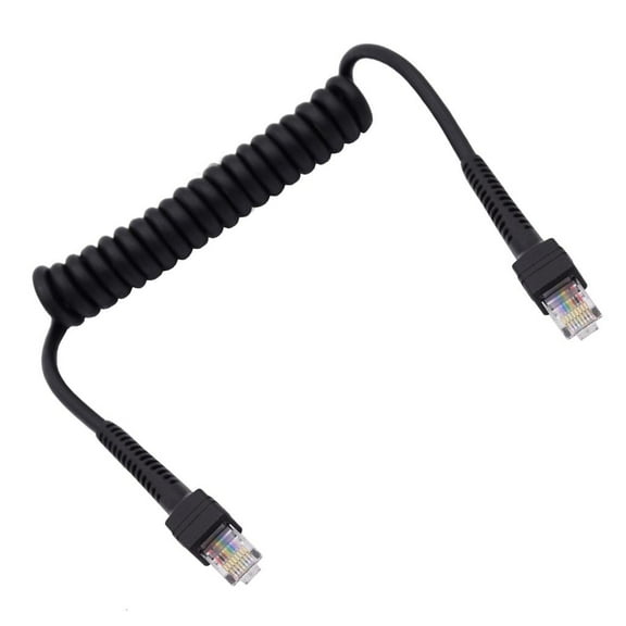 Spring Coiled RJ45 Ethernet Cord Cat6 Standard 8 Strands Fast Speed LAN Cable