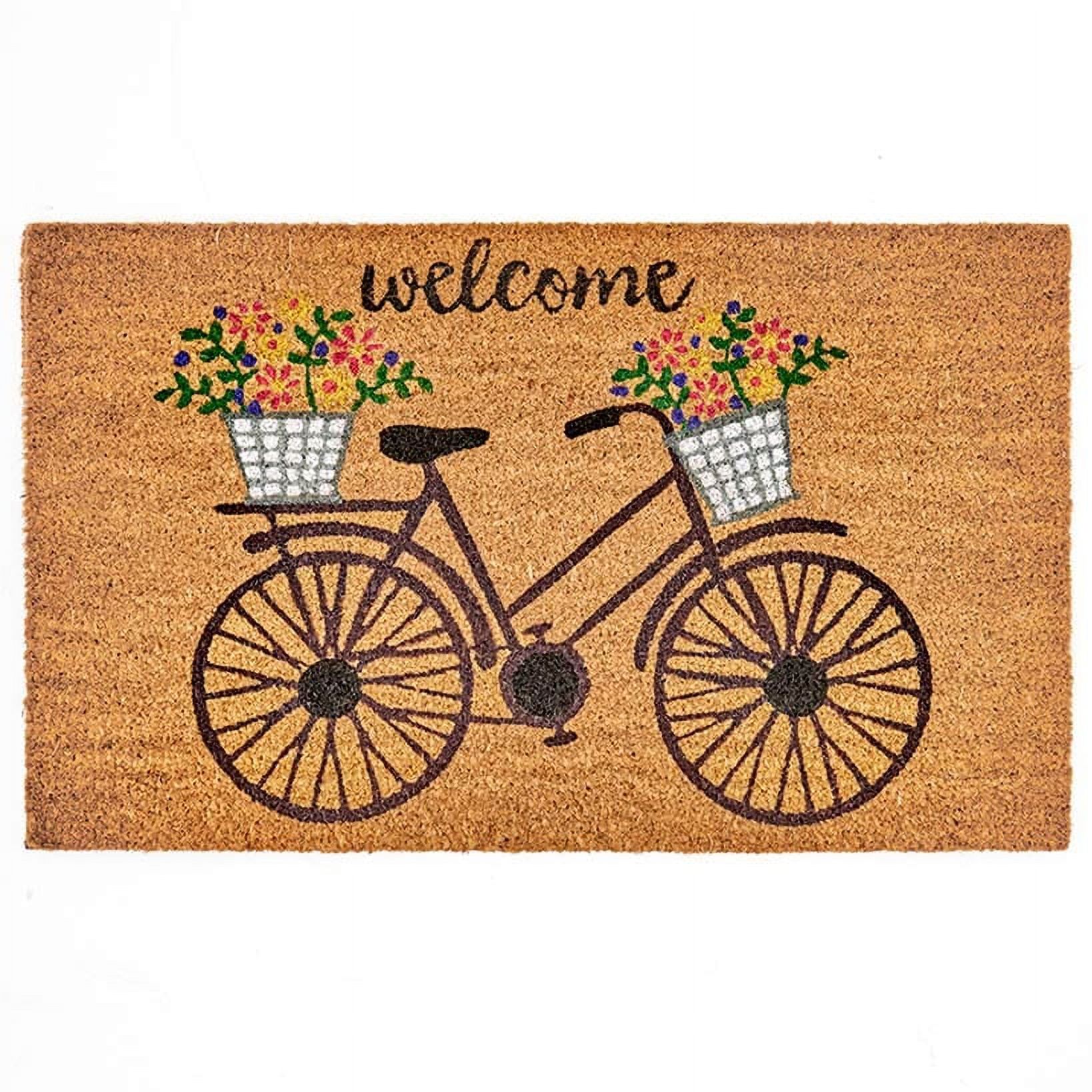 Spring Coir Doormats Bicycle