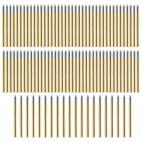 Spring Contact Probe, Spring Testing Pin Spring Test Probes Pin Computer Machining Precise Size 100pcs  For Test