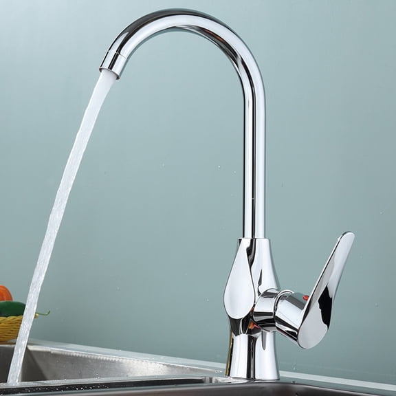 Spring Contemporary Swivel Spout Tap for Kitchens Offering Hot Cold Water Mix Options