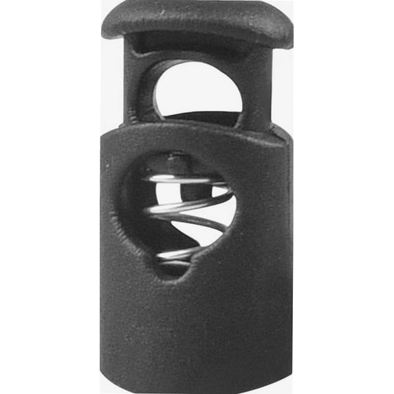 Spring Cord Locks for Drawstrings, Single Hole Sliding Lanyard Cord Lock, Cord Locks Spring Toggles Stopper Slider, Fit for Outdoor Canopy Ten, Face Ear Rope Hat (size:S/10 pcs)