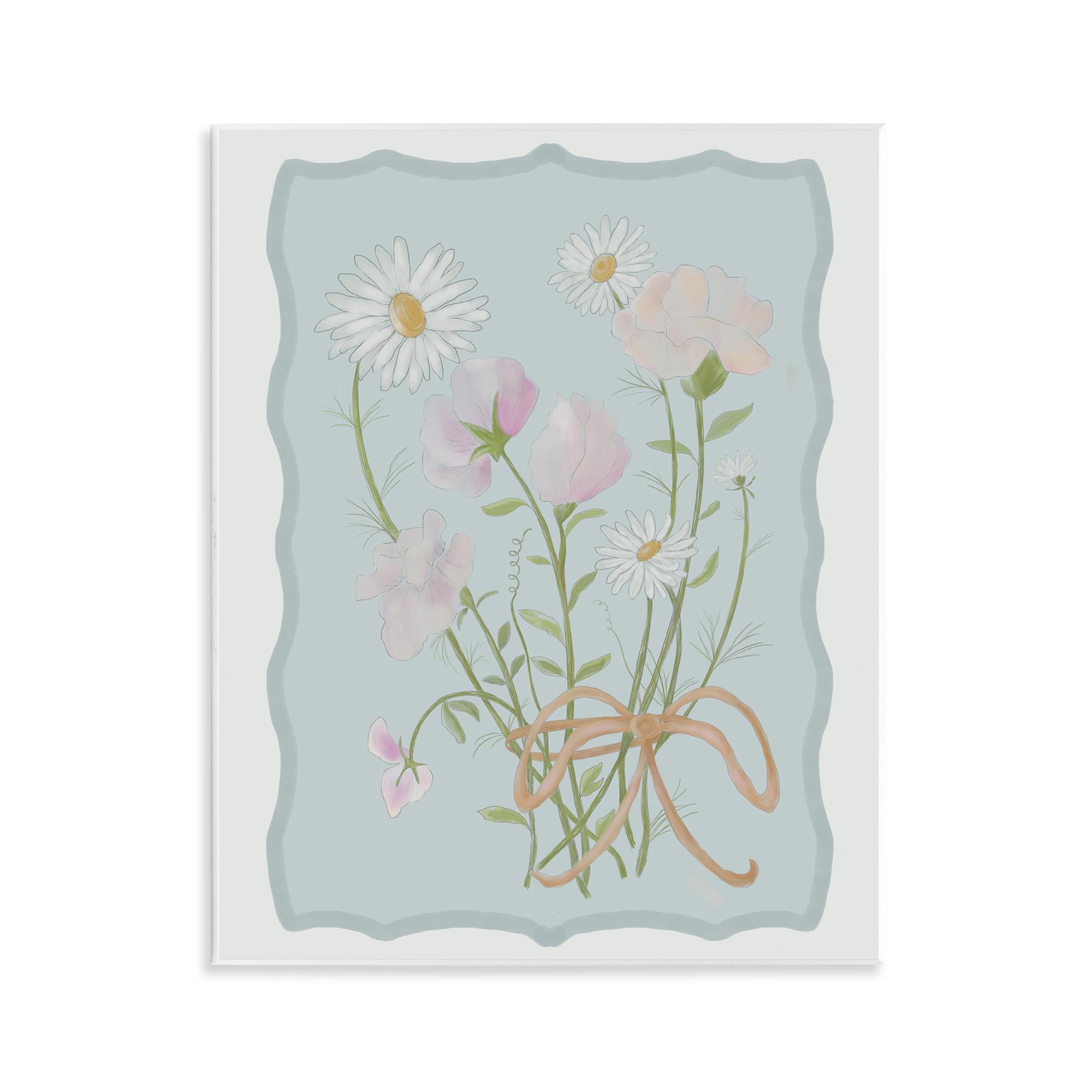 Spring Cottage Clippings Wall Plaque Art, design by Leslie Hermosa