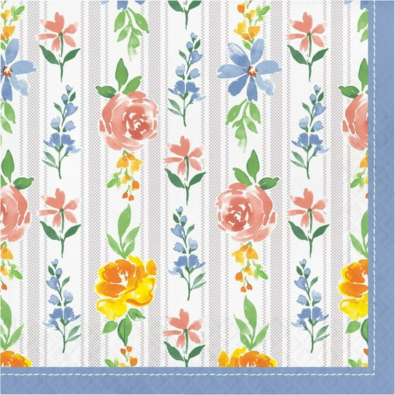 Spring Cottage Paper Lunch Napkins 16 Per Pack