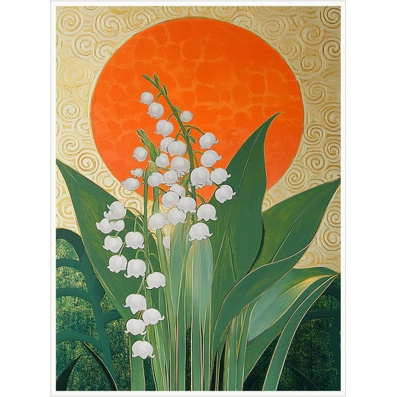 Spring Countryside Print Wall Art Mountain Cottage with Wildflowers and Greenery Canvas Painting Posters Room Aesthetic Decor Spring Easter Farmhouse Wall Decoration Large Frame wall art