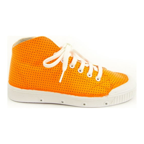 Spring Court Women's Leather B2 Punch Fluo Sneakers Orange 9